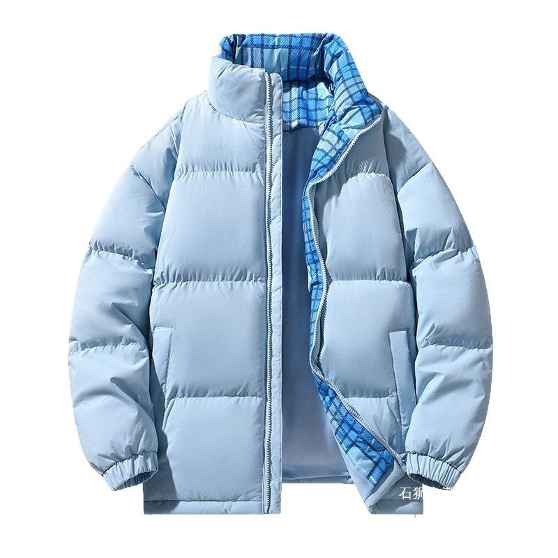 Winter Cotton-padded Clothes for Couples, Men's and Women's Stand-up Collars Can Be Opened Twice, Outdoor Trend Sports Thickened Cotton Clothes