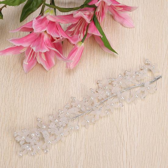 Hair Pins Flower Durable Plastic Flower Bride Wedding Headdress for Wedding