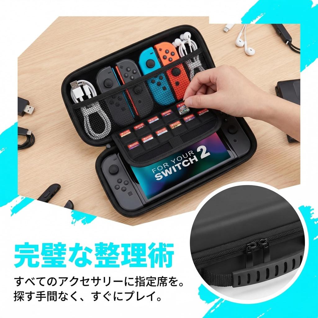 With Nintendo Switch OLED EVA Material Full Protection Case Holds 8 Game Large Capacity Storage Black Perfect for Day Gifts [Compatible Model] -