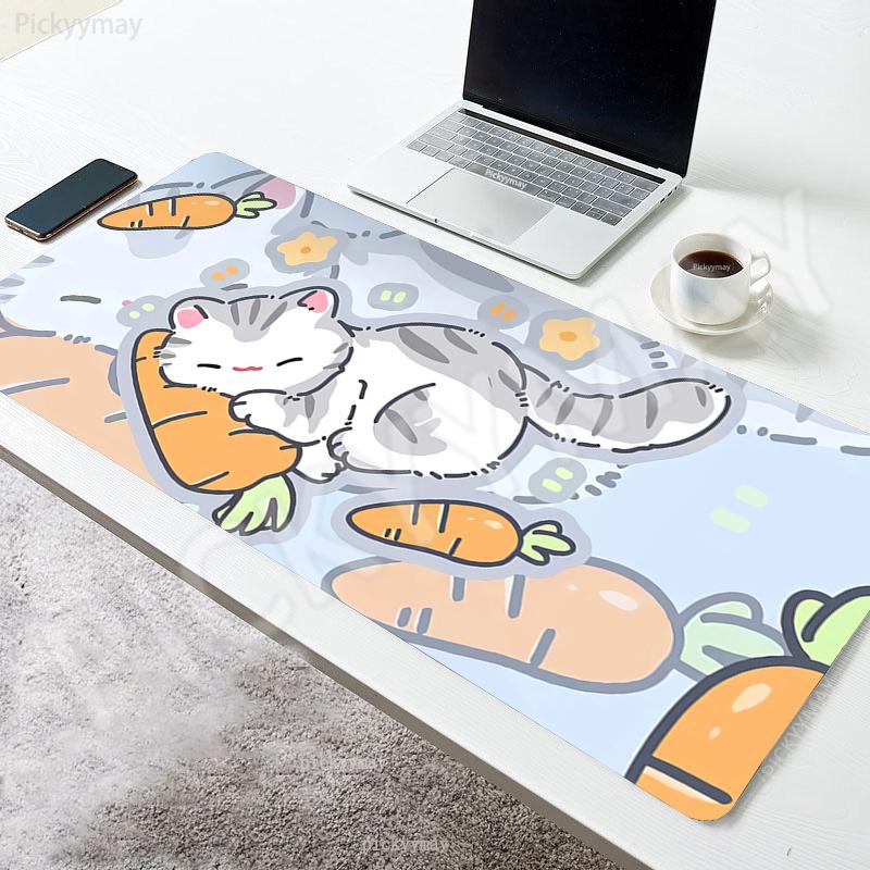 Anime Mouse Pads Cute Cat Table Mats Computer Mousepad Company Big Desk Pad xcm Large Gamer Mousepads Mouse Mat