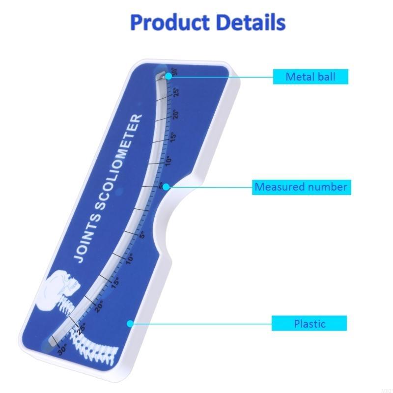 Measuring & Testing Meter for Diagnosis Scoliometer Medical Evaluation of Back A0KF