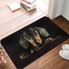 Cute Dachshund Dog Front Floor Door Entrance Mat Outdoor Puppy Pet Kitchen Bath Doormat Living Room Carpet Rug