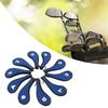 10pcs   Iron Head Cover with Number Printing Neoprene  Ed     Irons Covers Royal Blue