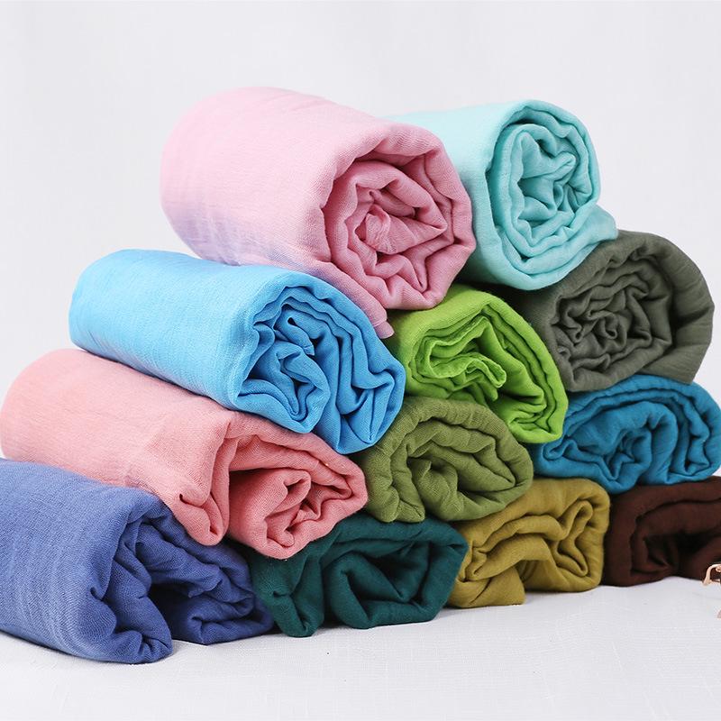 Korean Style Extra Large Cotton Linen Scarf - Versatile Spring/Autumn Sun Protection, Literary Shawl, Gift Giveaway
