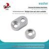 304 Stainless Steel Decorative Countersunk Gasket Washer with Concave-Convex Fisheye Design and Angled Handle