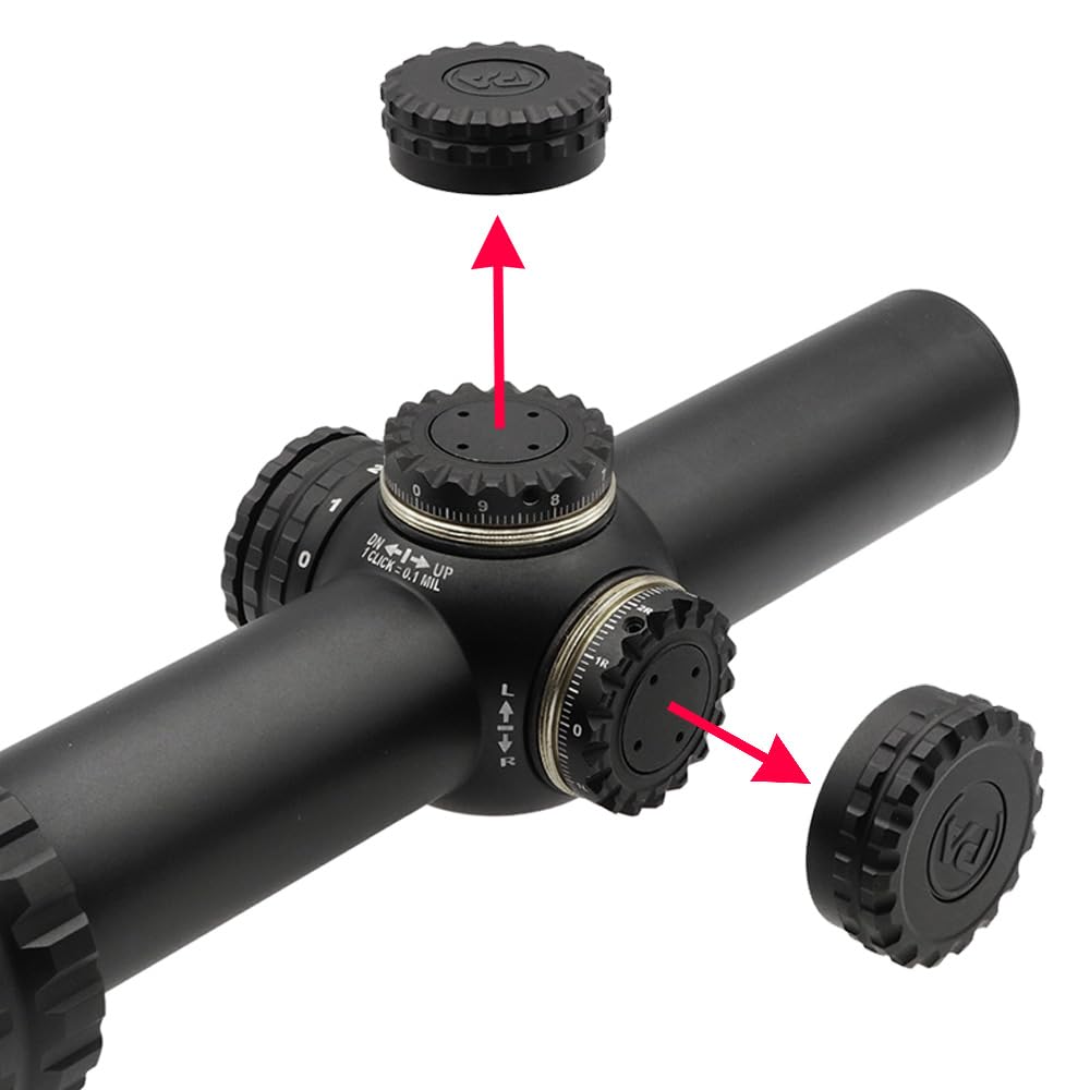 Genuine Primary Arms SLx SFP Gen IV Short Scope Illuminated Aurora Fiber Wire Reticle Red Illuminated LPVO [Good Product] 1-6x24mm 5.56 (with Reticle)