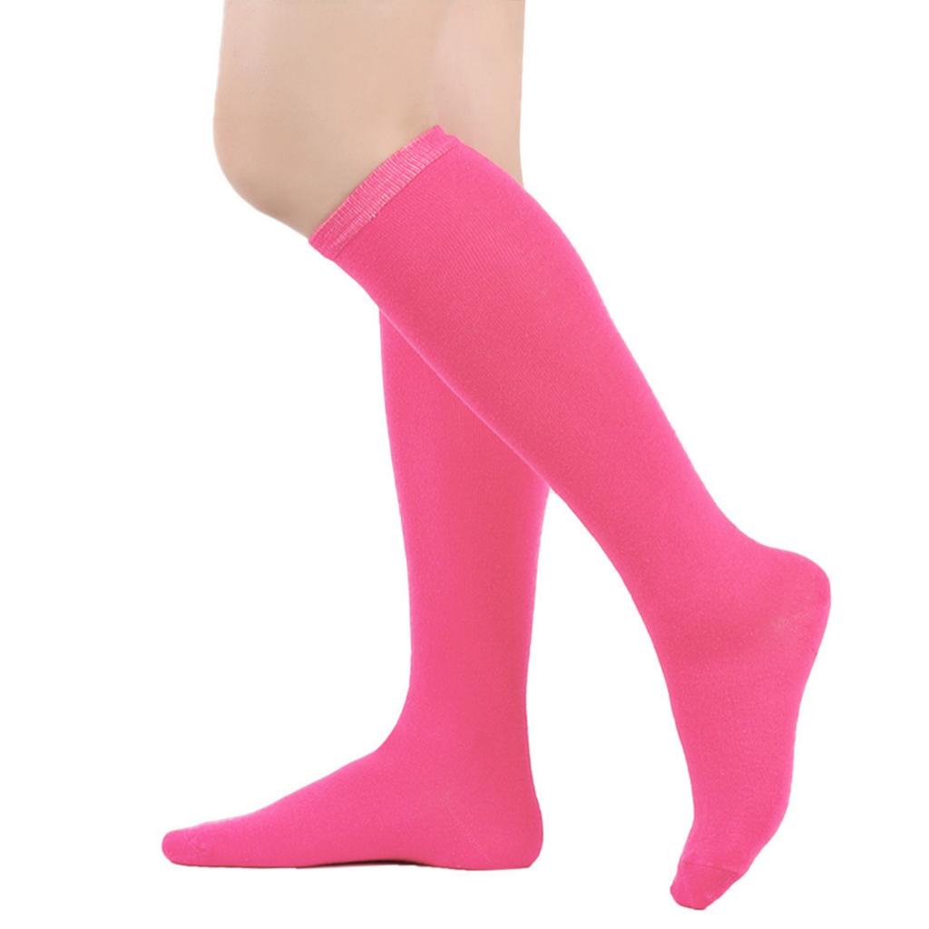 Women's Solid Color Calf-high And Knee-high Socks