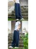 Spring 2026 Women's Cotton & Linen Lantern Pants: Artistic, Sand-Washed, Slimming, Casual Fit