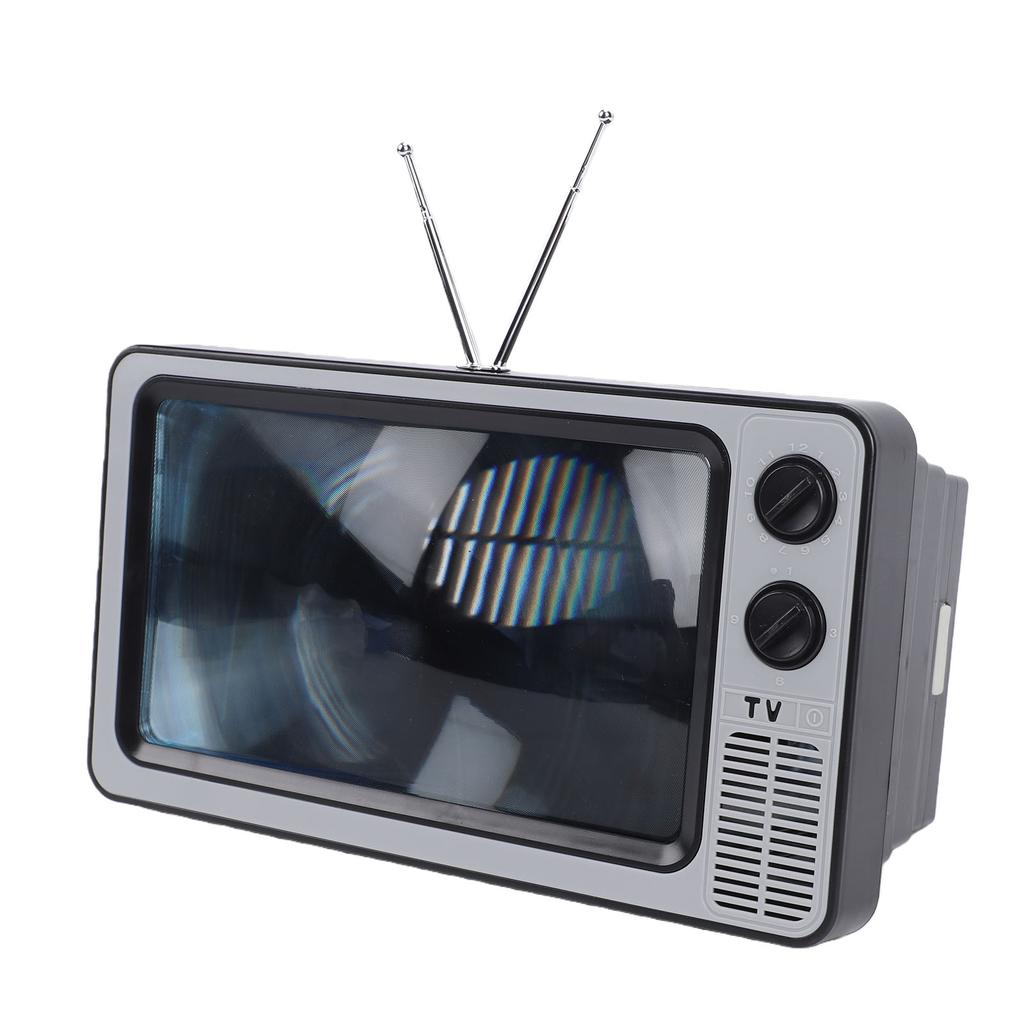 Retro TV Cell Phone Screen Magnifier HD 3D Portable Foldable Mobile Phone Magnifier for Movies Videos Games All
