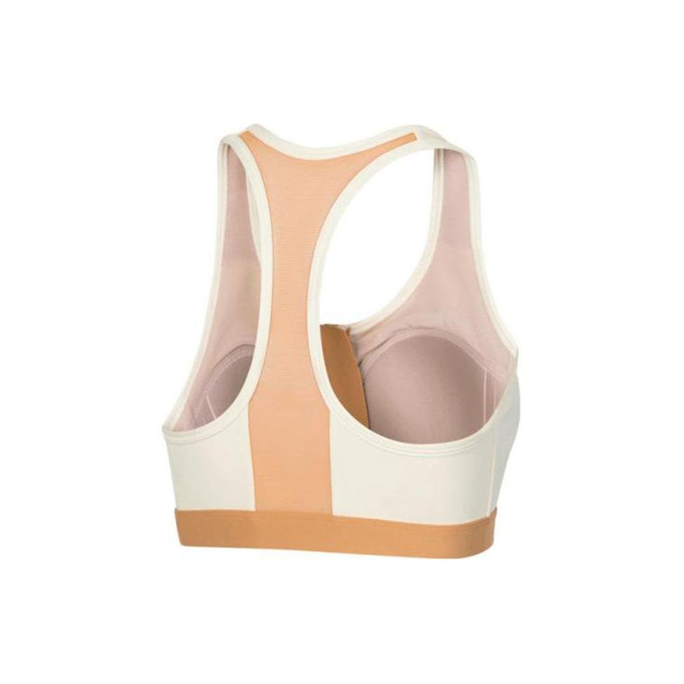 Nike Colorblock Zip Training Sports Bra Women Underwear Coconut-Milk HF6595-132