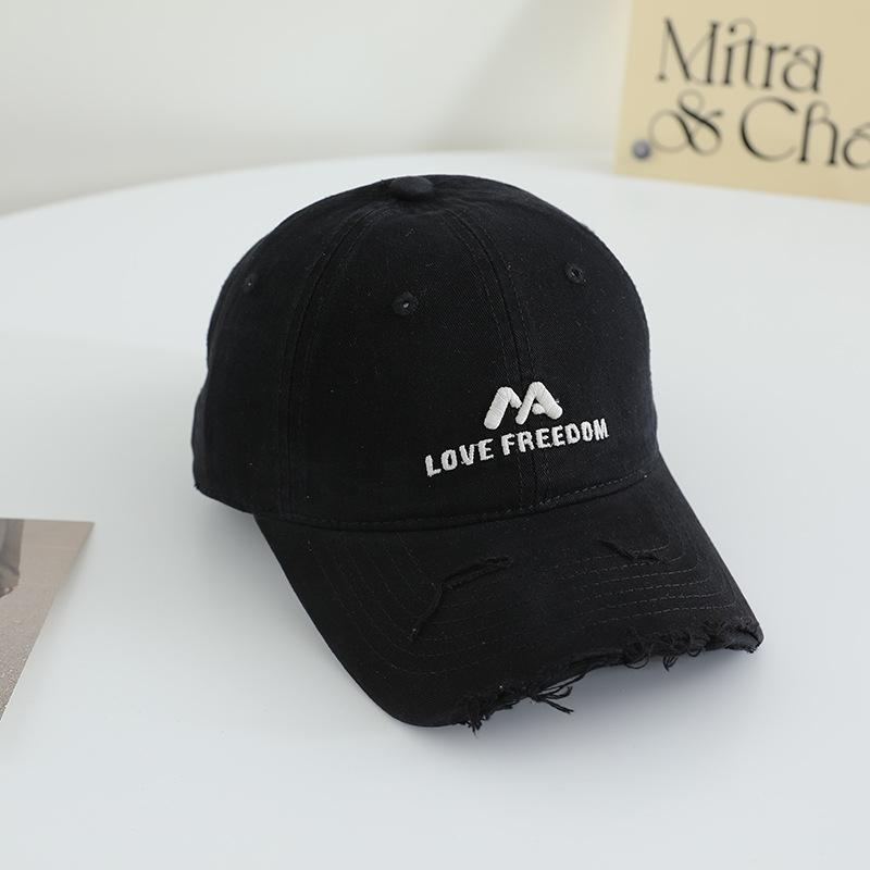 

Korean Cute Embroidered Large Head Circumference Baseball Hat for Men and Women Same Korean Style Fashion Soft Top Couple Baseball Cap Trendy adjustable
