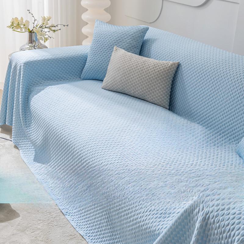 Cool Sofa Cover Cloth Full Cover All-Inclusive Summer Ice Silk Summer Mat Sofa Cover Towel Blanket