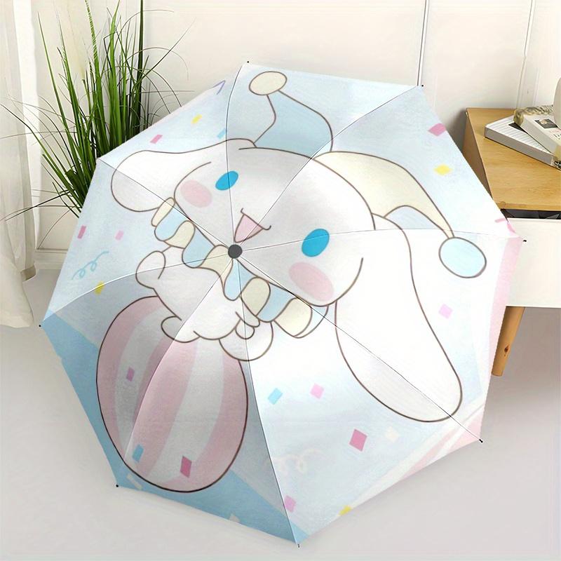 1pc Sanrio Acrobatic Cinnamoroll Pattern Automatic Opening and Closing Umbrella - Small Umbrella Suitable for Various Occasions, Portable 3-Fold Small