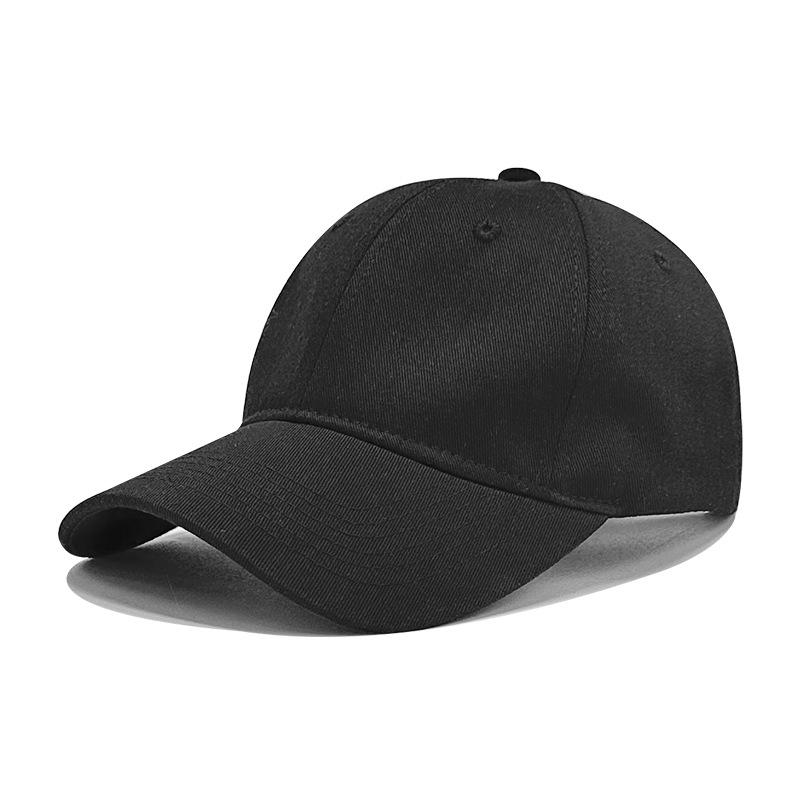 New Pure Cotton Soft Top Baseball Cap for Women Spring and Summer Sun Protection Baseball Cap for Men Outdoor Solid Color Light Plate Sun Hat