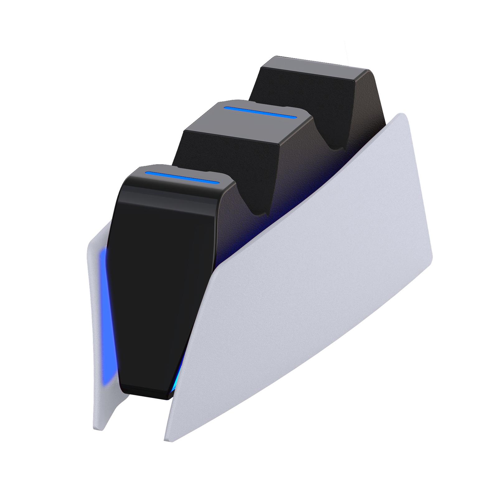 RGB-контроллер Зарядная станция для PS5 Двойное быстрое зарядное устройство RGB-индикатор Зарядная подставка Док-станция Игровые компоненты