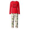 Print Cute Family Set Pajamas, Home Clothes, Family Set Long Sleeve Top Pants Set
