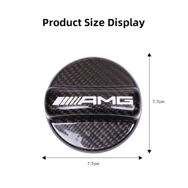Carbon Fiber Fuel Tank Cap Cover Trim Decorative For Mercedes Benz AMG W205 W204 W206 W213 W212 W211 W222 W221 W177 W176 X253 X2