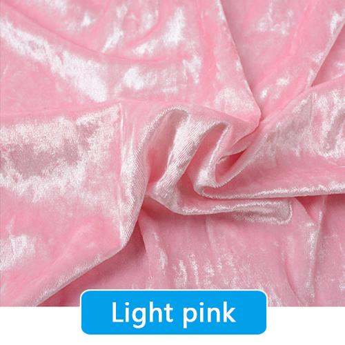 100*150cm Gold Velvet Fabric Elastic Soft Ice Velvet Fabric Dress Cloth DIY Wallet Tablecloth Curtains Pillow Sofa Cloth