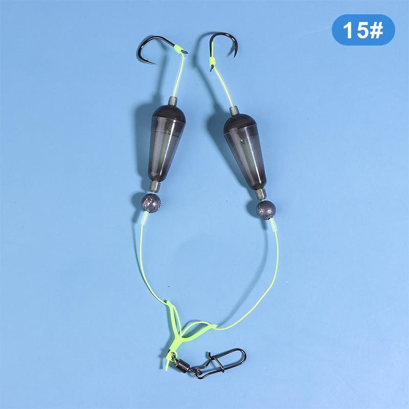 1 Pezzo 3 Amo Hair Rigs da Pesca Amo con Ardiglione Amo Iseni Amo da Carpfishing Pronto all'Uso Misura 4#-11# Rigs da Carpfishing Esca da Pesca