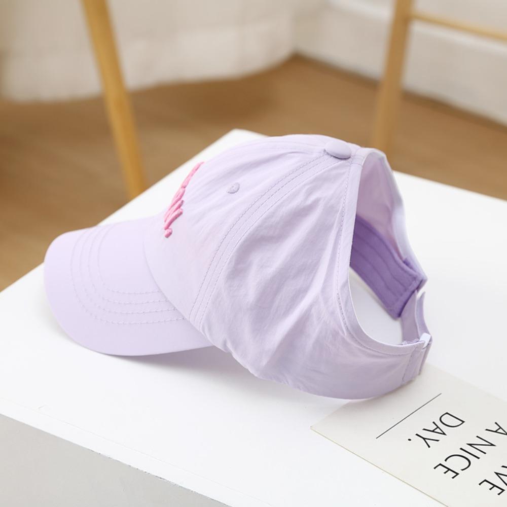 Quick-dry Summer Kid Sunhat Korean Style Children's Visor Hat Comfortable Half Empty Top Hat  Boy