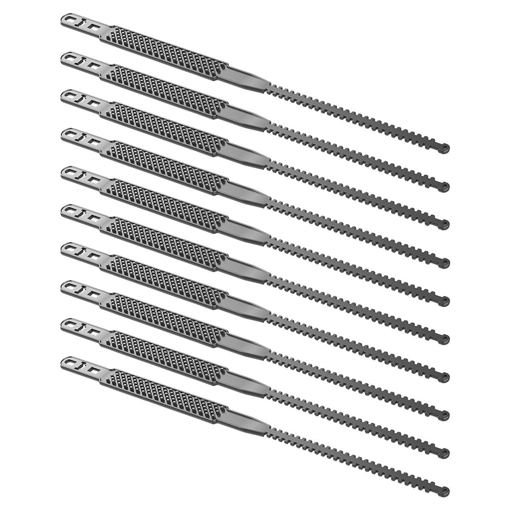 10 Pack Anti-Slip Tire Zip Ties Fit for Pickup Trucks SUV & Sedans Adjustable Winter Car Traction Grips Chains for Snow Ice Mud