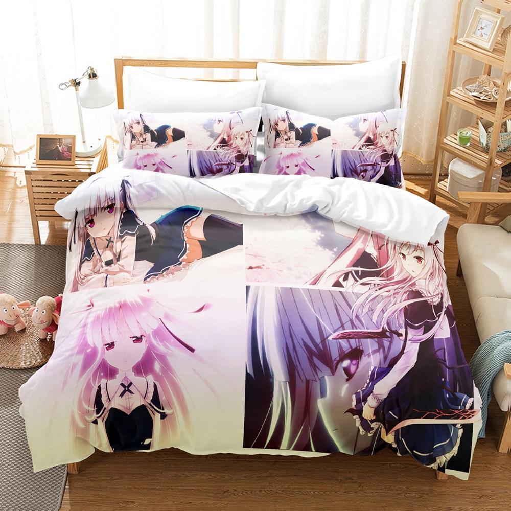 New 3d Print Kawaii Anime Absolute Duo Bedding Set Single Twin Full Queen King Size Bed Set Adult Kid Bedroom Duvet cover Sets