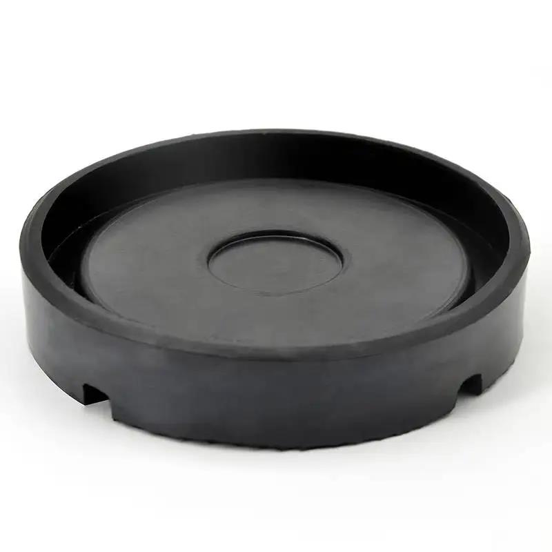 Car Lift Jack Stand Pads Black Rubber Slotted Floor Pad Frame Rail Adapte Auto SUV Van Pickup Lift Rubbers Jack Pads