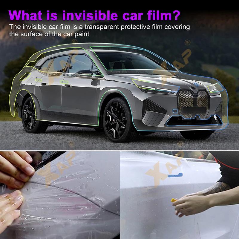 BMW iX I20 TPU Invisible Paint Protection Film - Anti-Scratch & Brightening.