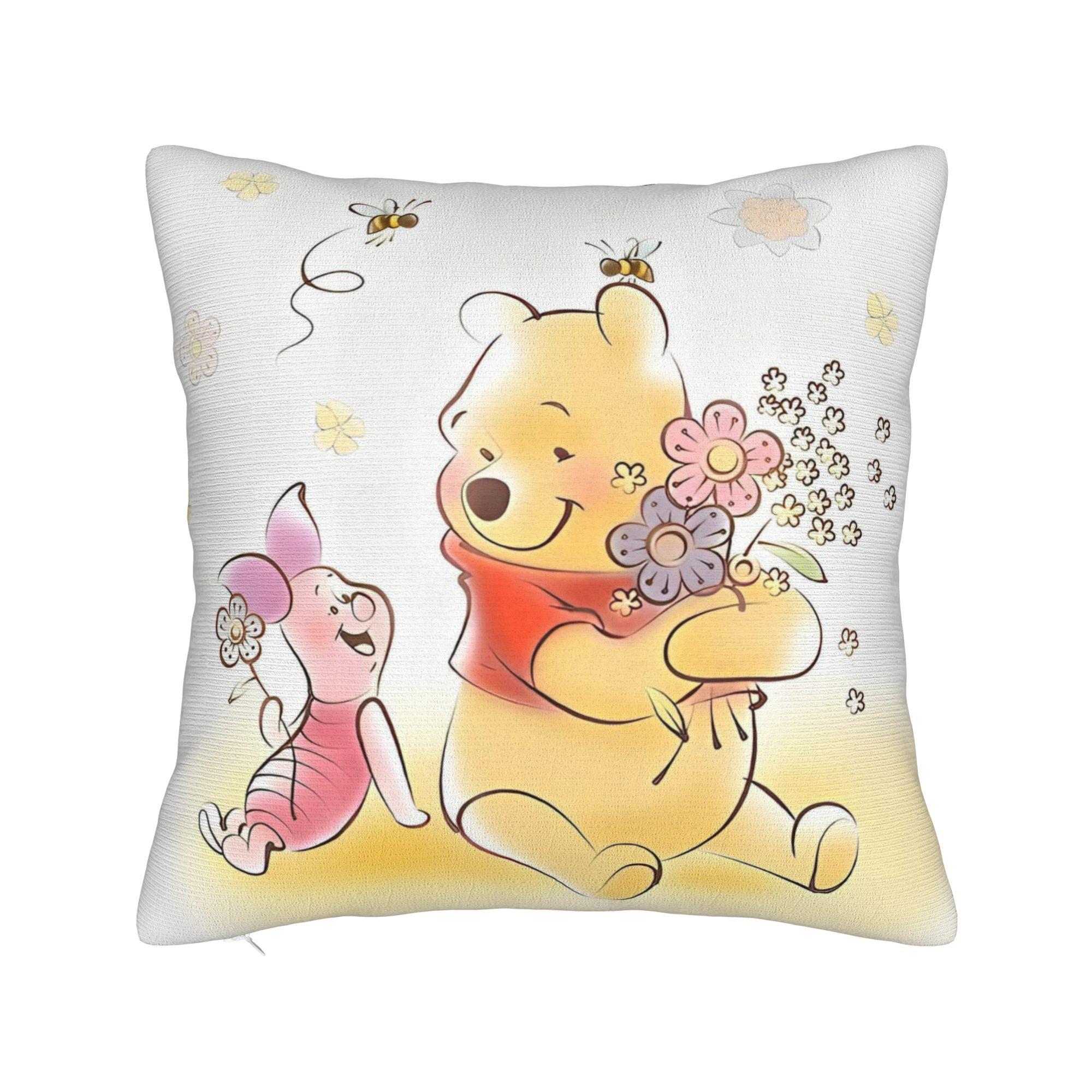 

Winnie the Pooh & Piglet A Nap is Always a Good Idea Pillowcase Cushion Cover Decor Pillow Case Cover Home Zippered 45*45cm 30cmx30cm
