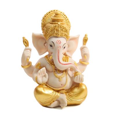 Indischer Elefant Desktop-Ornament Exquisite Details Leuchtende Farbe Feng Shui Desktop-Ornamente für Zuhause