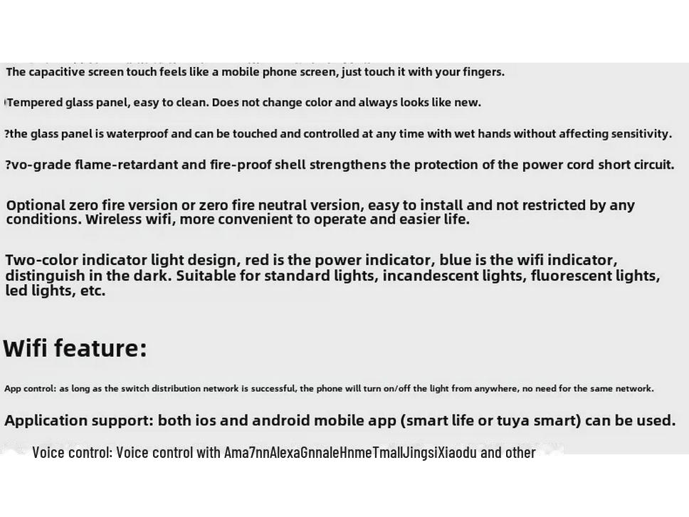 WiFi Smart Touch Switch - 120 US Standard Push Button