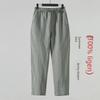 Pantalon Décontracté Ample en Lin-Coton pour Homme - Été Neuf Points, Grande Taille, Style Chinois