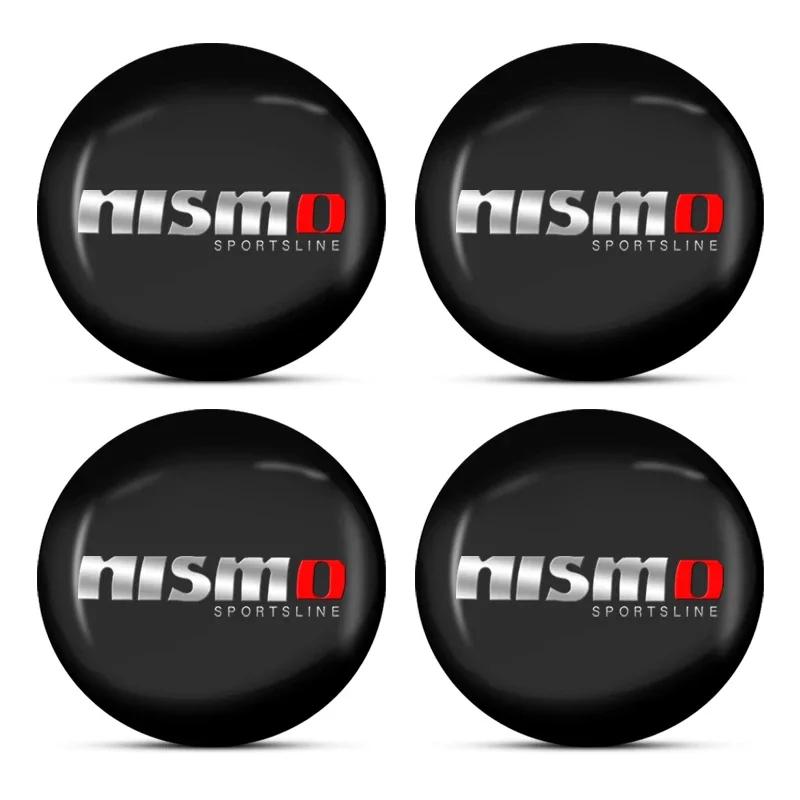 

4pcs 60mm Car Wheel Center Hub Cap Rim Cover Emblem Sticker For Nismo Nissan Tiida Teana Qashqai Almera X Trail Juke Emblem