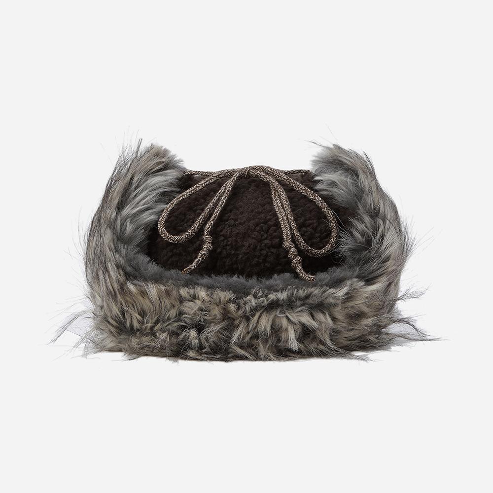 DOD Heatrest Mixfur Fleece Trooper Cap (Brown)
