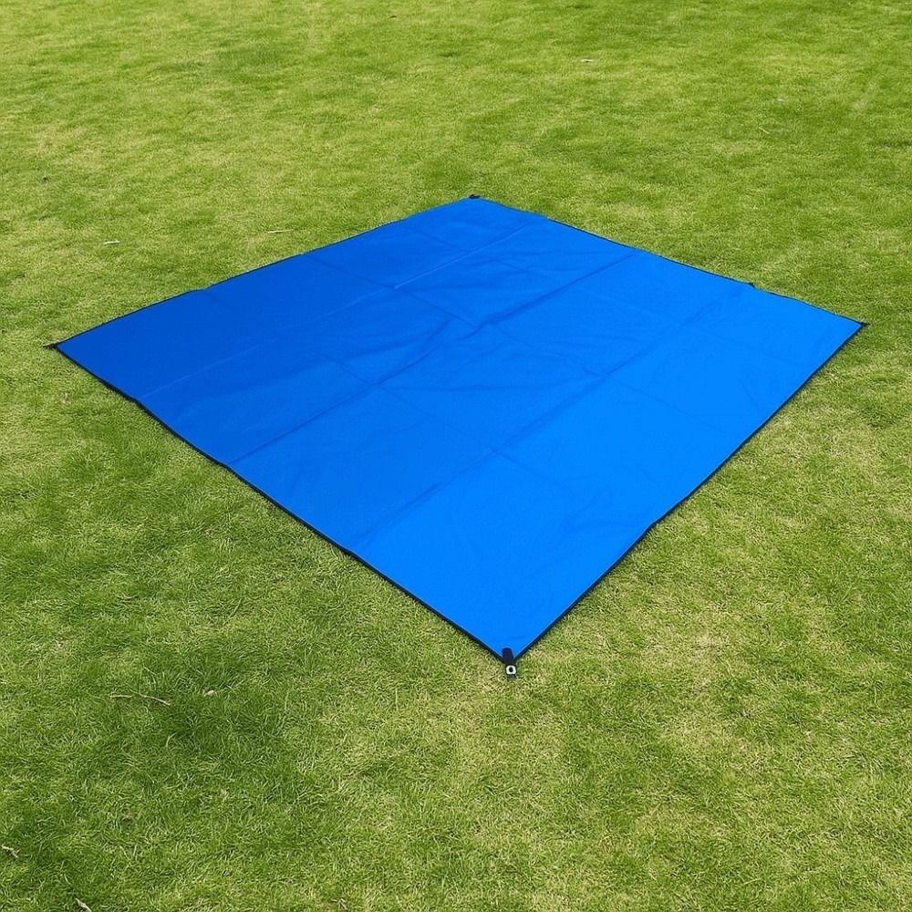 Waterproof Camping Floor Tarp PU Coating Portable Pocket Picnic Mat Tent Ground Cloth Rainproof