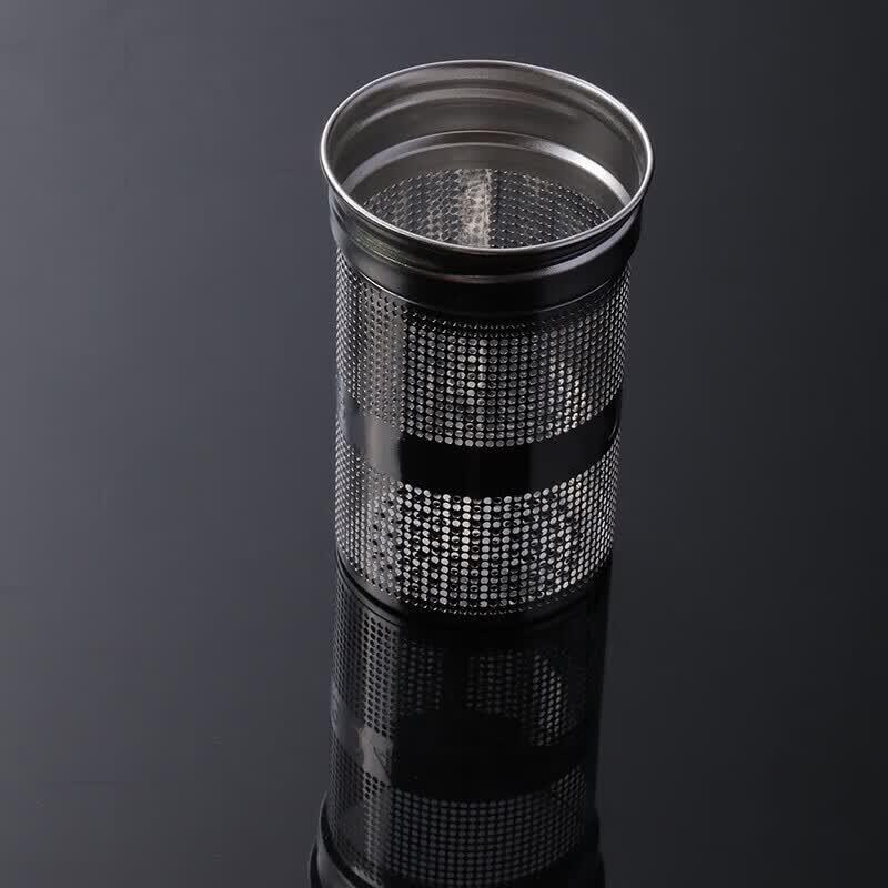 YUZUN Double Wall Glass Tea Bottle with Infuser