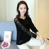 Autumn and Winter Clothing Round Neck Lace Crochet Long Sleeved Hollow Knit Sweater Women's Sweater Loose Fit