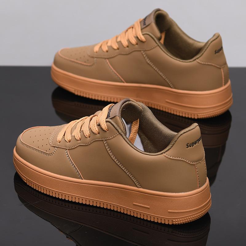 Frühling Luftwaffe Low Top Nein. 1 Kleine Weiße Schuhe Herrenschuhe Vielseitig Sommer Atmungsaktiv Lässige Board-Schuhe Paar Höhenverstärkende Schuhe 22031