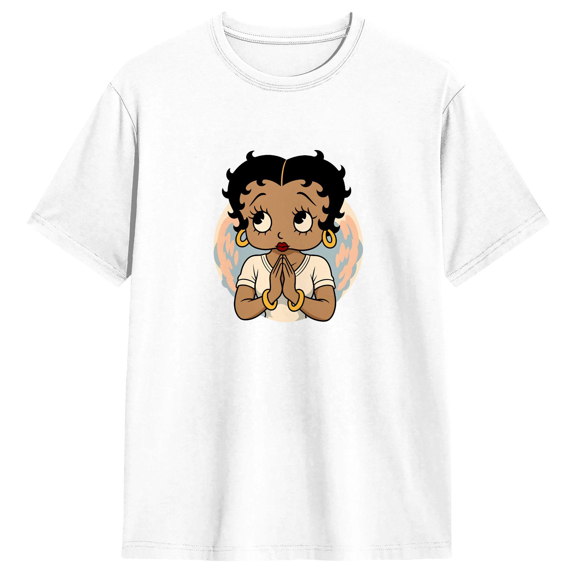 

Unisex T Shirt Bettys Boop TShirts Harajuku Beach Tee Shirt Awesome Cotton Clothes Plus Size 5XL S