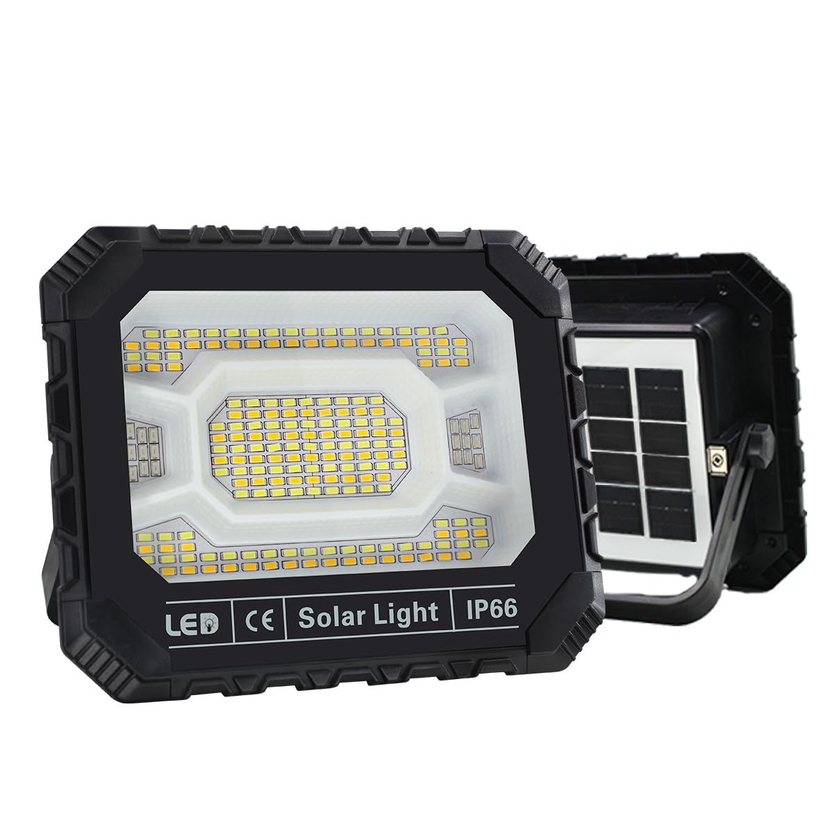 

HIKARI Rechargeable LED Floodlight, 200W, 16800lm, 16800mAh, 201 Chip, Solar & USB Charging, Magnet Included, Work Light, High Brightness, 5 Modes,