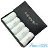 5 Pairs/Lot Socks Men Dress Wedding Cotton Solid Color Black Brand Fashion Breathable Casual Meias Male Sock Gift