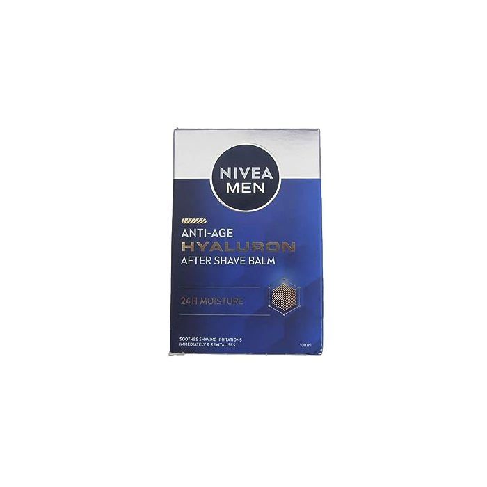 Baume Après-Rasage - NIVEA MEN - Hyaluron - Hydratation 24h - Anti-âge - 100 ml