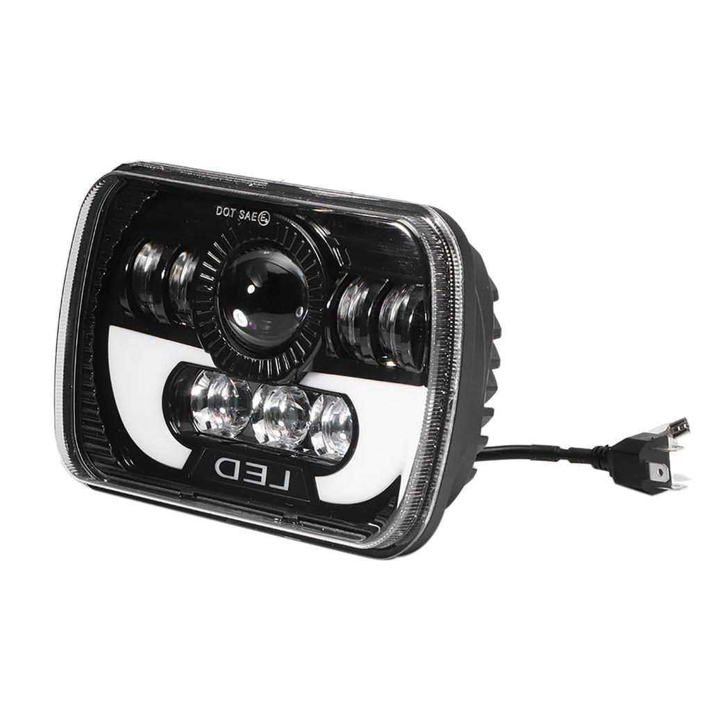 Uniwersalny reflektor 5x7 cali 90W LED Kwadratowe światło Światło drogowe i mijania Wodoodporny