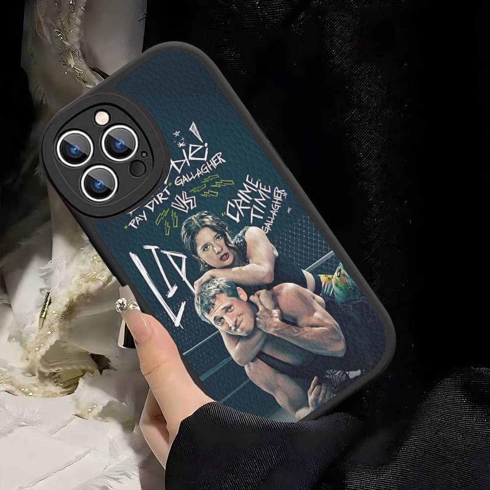 A Lively TV Series S-ShamelesS Leather Phone Case For IPhone 16 15 14 13 12 11 Pro Max Plus Shockproof Cover