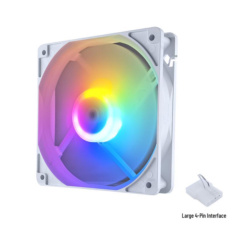 Silent LED 120mm 4-Pin Chassis Cooling Fan