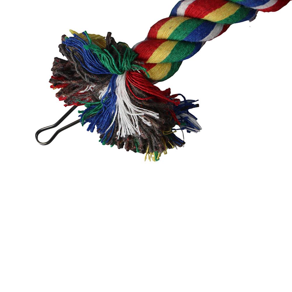 Creative Perch Coil Swing Bird Training Accessories Cockatiel Cage  Bird  Chew Rope Climbing Rope