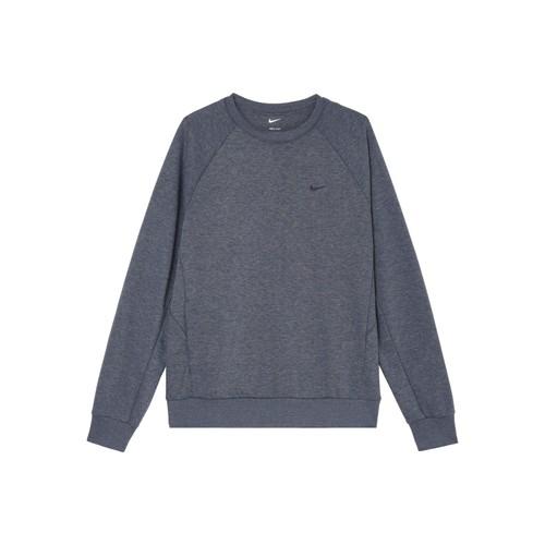 

Nike Comfortable Casual Solid Color Logo Sweatshirt for Men M чёрный
