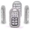 Car Key Shell Fob Key Cover with Bling Rhinestones For Honda Civic Accord CRV HRV