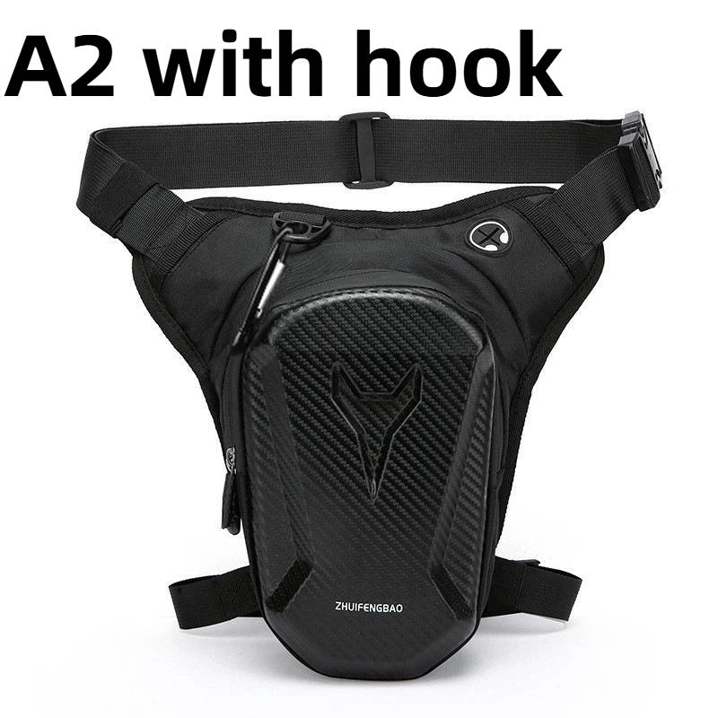 

Motorcycle Leg Side Bag Pvc Hard Shell Outdoor Casual Waist Bags Motorbike Mobile Phone Purse Hip Bum Pack