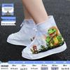Upgraded Anime Kids' Non-Slip Mid-Calf Rain Shoe Covers: Rainproof, Sandproof, Stainproof for Rainy Days
